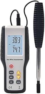 HT-9829 in Duct Hot Wind Speed Gauges Wire Anemometer Thermal Anemometer and Data Logger High Sensitivity Portable Measuring Instrument Tachometer