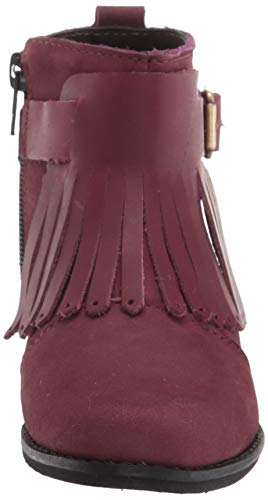Marc Joseph New York Unisex-Child Leather Made in Brazil Ankle Boot with Kilt Detail Chelsea2