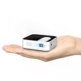 Ultra Mini Pico Pocket Projector, 1080P Support DLP LED Portable Projector, Built in Rechargeable Battery & Speaker, Wireless Micro Projector with WiFi and Bluetooth, Compatible with Phone/Pad/HDMI