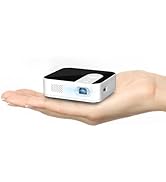 Ultra Mini Pico Pocket Projector, 1080P Support DLP LED Portable Projector, Built in Rechargeable...
