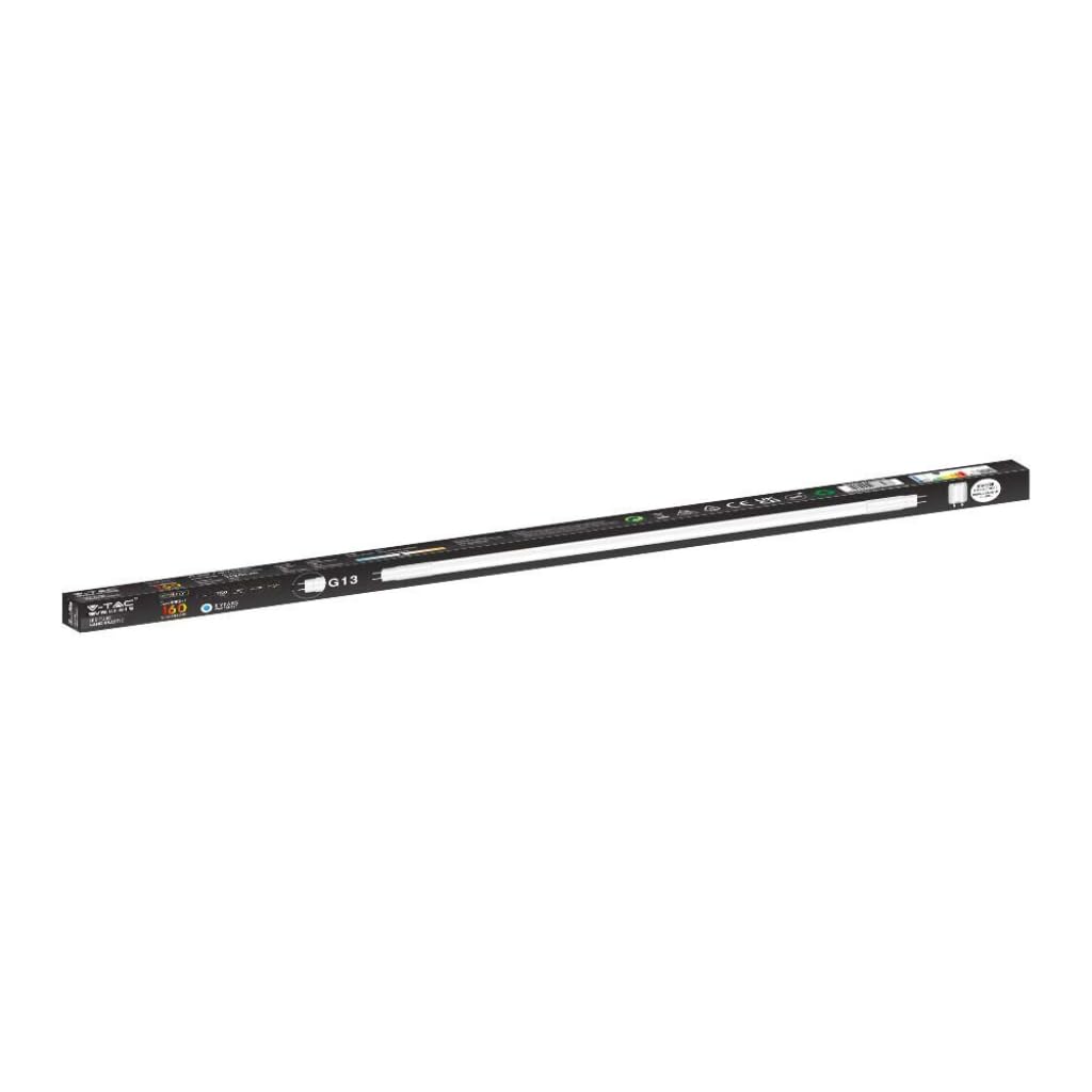Juego de 5 tubos LED de 150 cm, luz blanca fría (6500 K), 3000 lúmenes, T8, G13-24 W (equivalente a 58 W), incluye arranque, tubos fluorescentes LED, tubos fluorescentes de neón, lámpara de