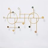 Innovative Form und Design, anders als gewöhnliche Verzierungen, kühne Verwendung von reiner Goldfarbe, auffällig.