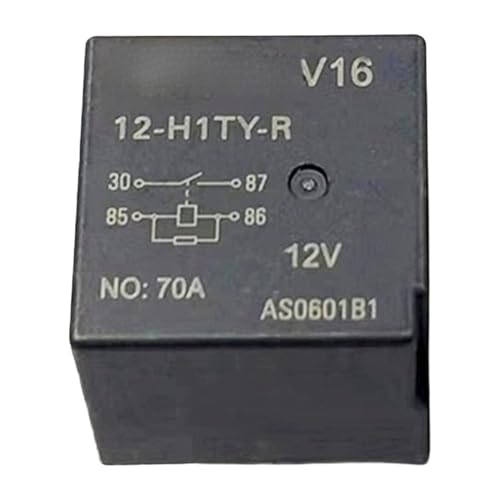 Relais HFV16-12 H1TY-R 12V 70A à 4 broches pour circuits automobiles