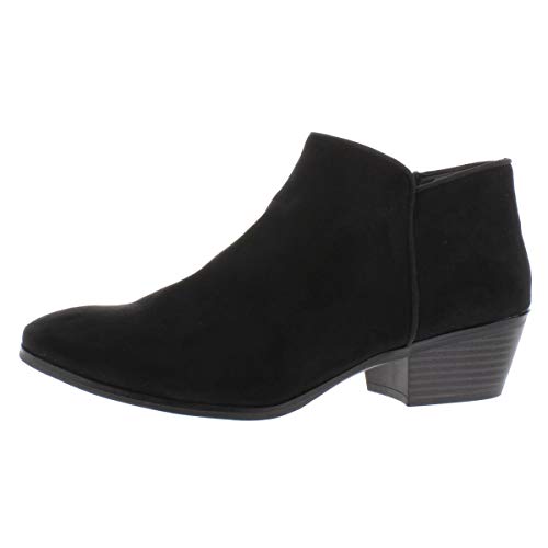 Style & Co. Womens Wileyy Padded Insole Faux Suede Booties Black 9 Medium (B,M)