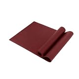DTLBHC Naturkautschuk-Yoga-Matten-Eindickung Widening Anti-Rutsch-Sprungmatte Umwelt Geruchs- Sport Fitness Mat Schwarz Mat rutschfest (Color : Red)