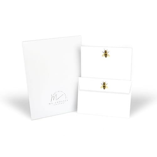 Me Loovely Honey Bee Letter Writing Paper and Envelopes Set Stationery A5 Size Papers Writing Supplies for School Home & Office | Christmas Gifts (10 Letters & 10 Envelopes)