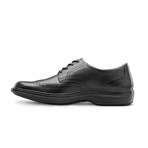 Dr. Comfort Wing Men's Therapeutic Diabetic Extra Depth Dress Shoe (12, Black)3