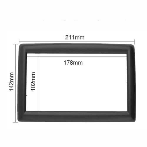 Façade D'autoradio Double DIN pour Renault pour Megane II (2002-2009) – vue 2