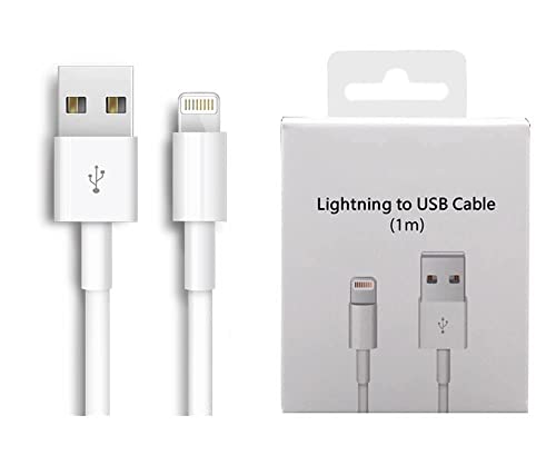 TORTOISE LOOK Cable Para Iphone Usb a Lightning y/o Tipo C de 1,2 y 3 metros. (Certificado MFI) Carga Rapida Compatible con Iphone, Ipad, airpods, MacBook Pro y air, OEM (Usb a Lightning de 1m.)