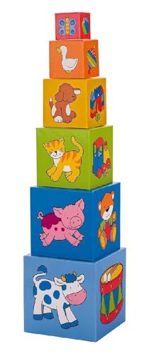 Goki 58554 Stapelwürfel