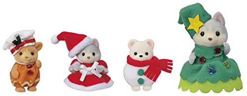 Sylvanian Families 5710 Happy Christmas Friends - Dollhouse Playsets, Brown, 3.07 inches - Image 3