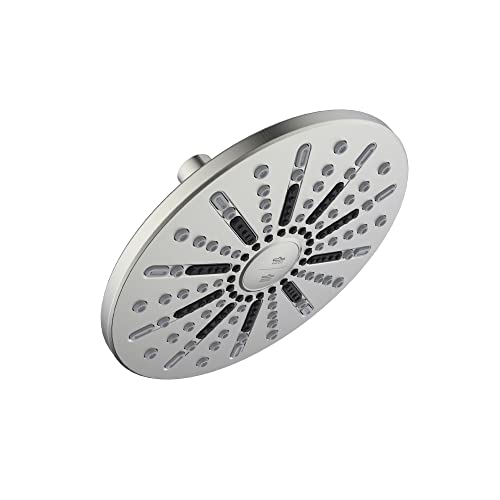 Image of Design House 582718-SN Ian Modern 8-inch 2-Function Showerhead, Satin Nickel