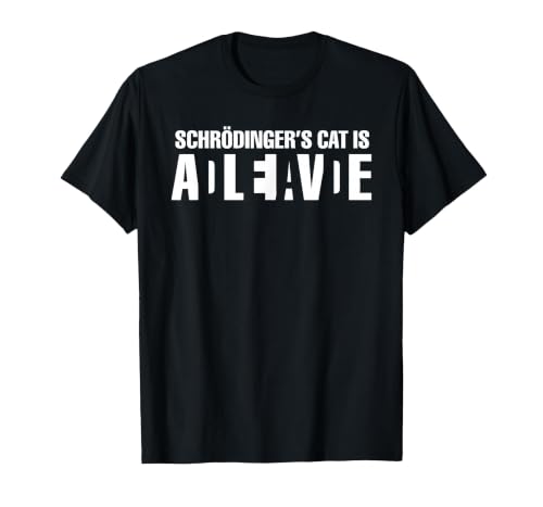 Schrodinger's Cat is Dead Alive T-Shirt, Men, Black, 3X-Large