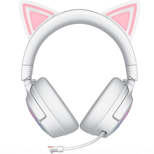 Razer Kraken Kitty V3 Pro Wireless RGB Gaming Headset, White - image 9