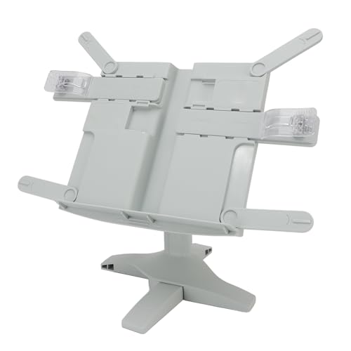 Book Stand for Reading, Adjustable Reading Rest Book Holder Foldable Cookbook Stand Recipe Book Holder for Recipes Textbooks Tablet Music Books (Matcha Green)