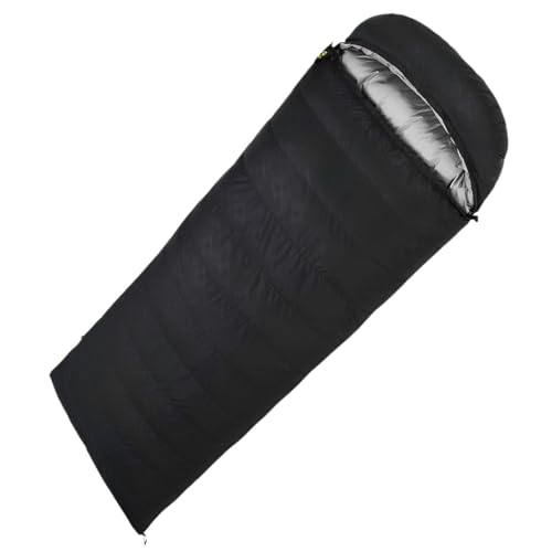 LUMINFLY 32℉-54℉ Warm Sleeping Bag for Adults, 800G Duck Down Filled, 320T Nylon, Couples Connectable Design, Best for Backpacking, Camping, and Travel