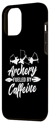 Iphone 12 Pro Max Archery Fueled By Caffeine Hobby Bow Arrow Archer Case #TOP1