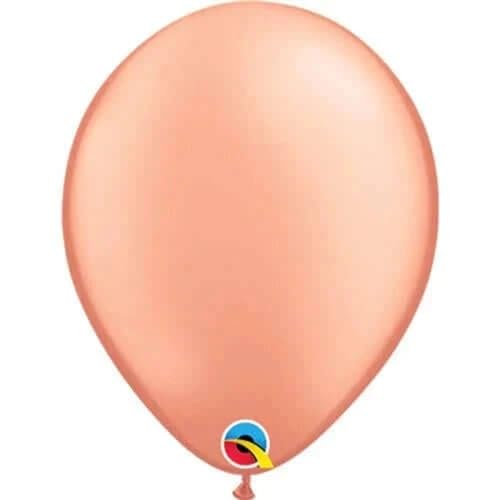 Qualatex 57211 Metallic Rose Gold 11 Inch Latex Balloons (100 Pack)