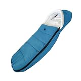 Brogtorl Chancelière Universelle pour Poussette   Compatible avec Babyzen YOYO/YOYO2, Stokke YOYO3 et Bugaboo, Tissu Anti Vent et Isolant, Nettoyage Facile (Bleu Ciel)