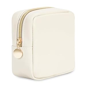 Wandering Nature EURU-WN5110WH Kleine Kosmetiktasche Milchig Weiß