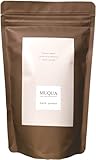 【毛穴の洗浄までする入浴剤】MUQUA(ムクア) 500g(25日分) 保温+保湿力(温活)ヒト由来乳酸菌入りで無添加・無香料・国内生産 あせもや日焼けした肌のアフターケア用 かき混ぜると泡風呂に!