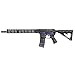 GunSkins AR-15 Rifle Skin - Premium Vinyl Gun Wrap with Precut Pieces - Easy to Install and Fits Any AR15 or M4-100% Waterproof Non-Reflective Matte Finish - Made in USA - GS Thin Blue Line
