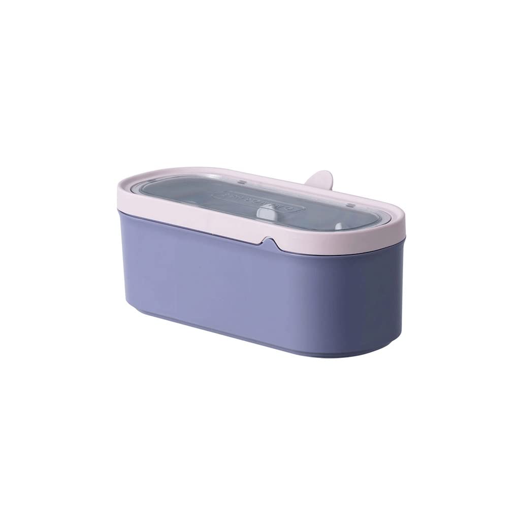 Fini le sel humide : boîte d'assaisonnement multi-grille violette pour organiser votre cuisine