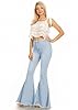 Anna-Kaci Women's Fashion High Waist Long Denim Be... #3
