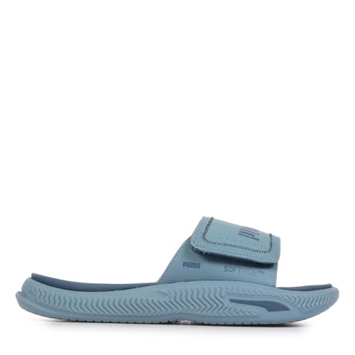PUMA Softride Pro Slide 24V   Claquetas para hombre, Azul fresco, 42 EU