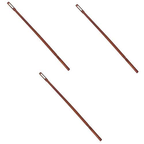 VICASKY 3pcs Flute Cleaning Tools Flute Cleaning Rod Cleansing Instrument Tools
