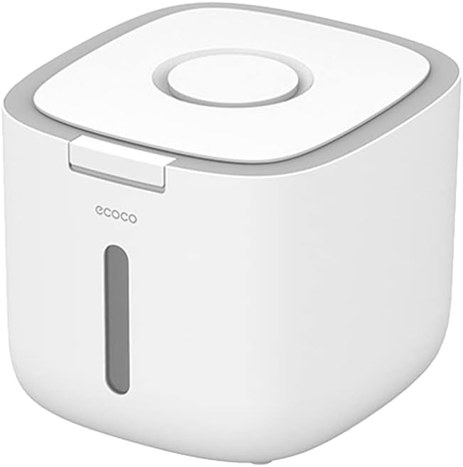 Yavoluy 米びつ 保存容器 密閉 防虫 5kg 10kg 大容量 おしゃれ お米ケース 保存容器 洗える 鮮度を保ち キッチン用品 清潔便利 キッチン収納 (5KG)