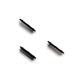 jbTec Lautstärke EIN/Aus Tasten Set kompatibel mit Samsung Galaxy S6 - Ersatz Button Knopf Power Volume, Farbe:Silber