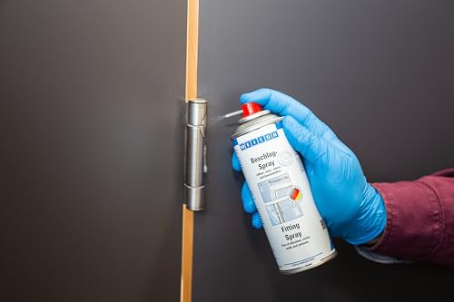 WEICON Beschlag-Spray 200 ml, Schmieröl für Beschläge und Scharniere an Fenstern, Türen, Garagen, Autos, Schlössern u. v. m.