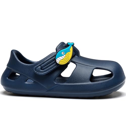 SC TBYF Toddler EVA Quick-Dry Splash Sandals Non-Slip Closed Toe Water Shoes