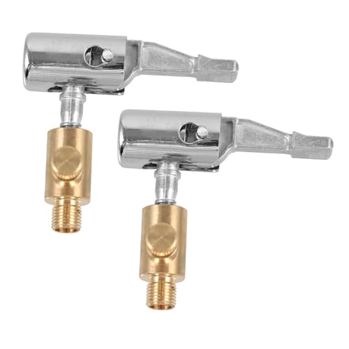 GRIRIW Boquilla De Aire para Neumáticos 2 Unidades Conector Rápido y Bloqueo Compatible con Infladores De Bicicleta Motocicleta y Scooters Eléctricos