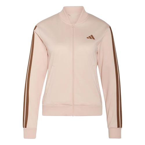 adidas Damen ESSENTIALS 3-STRIPES TRACKSUIT, blush pink, L
