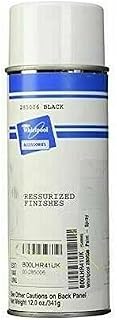 Fits Whirlpool 285006 Spray Black Appliance Paint
