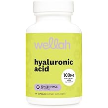 Wellah Hyaluronic Acid Supplement for Women 100mg 120 Capsules