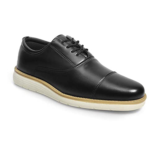 Kit Sapato Masculino Oxford Italiano Phillipo + Palmilha Grossa (Preto, br_footwear_size_system, adu
