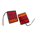 Installation facile : ces feux sont faciles à installer et compatibles avec une large gamme de véhicules, ce qui en fait un choix polyvalent pour tout propriétaire de véhicule, feux de remorque shorelander, clignotant de tracteur