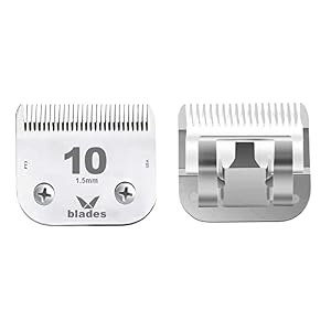 Ceramic Blade Dog Grooming Detachable Compatible with Andis Hair Clippers (#10:1/16"(1.5mm)) Ceramic Blade Dog Grooming Detachable Compatible with Andis Hair Clippers (#10:1/16″(1.5mm))
