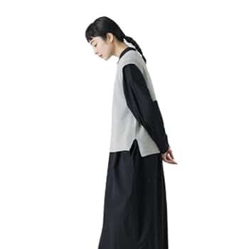 かぐれ コットンテープヤーンニットベスト Amazon | [かぐれ] コットンテープヤーンニットベスト GREGE