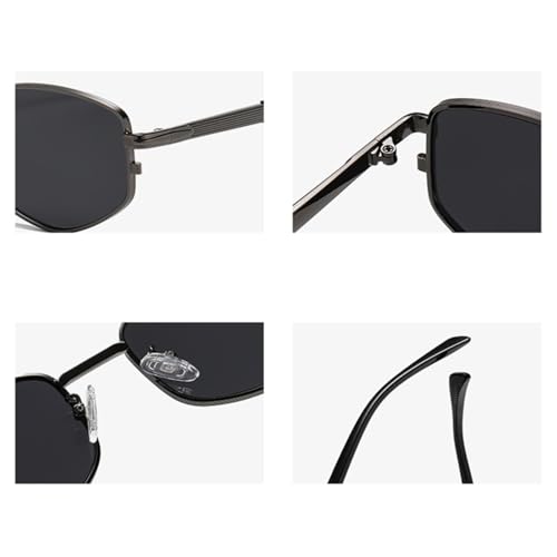 Lunettes de soleil rétro finition métal et verres UV400