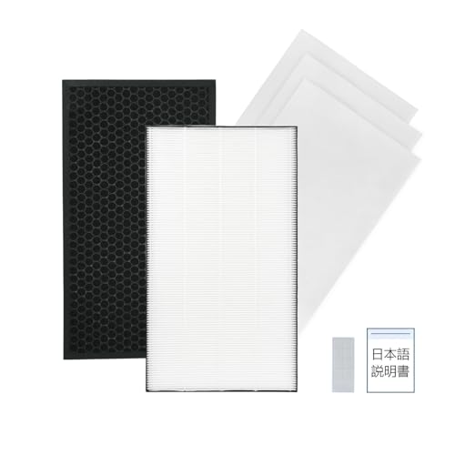 HOUQUA FZ-D50HF 集塵フィルターFZ-D50DF 脱臭フィルター FZ-PF51F1 使い捨てプレフィルター 加湿空気清浄機 KC-F50 KC-G50 KC-H50 KC-J50 KC-50TH3 KC-50TH4 交換用フィルター まとめ買い 互換品 1セット