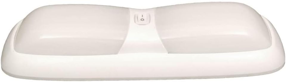 LASALLE BRIS Gustafson Lighting GSAM4002 Double 12V Dome Light with Optic Clear Lens