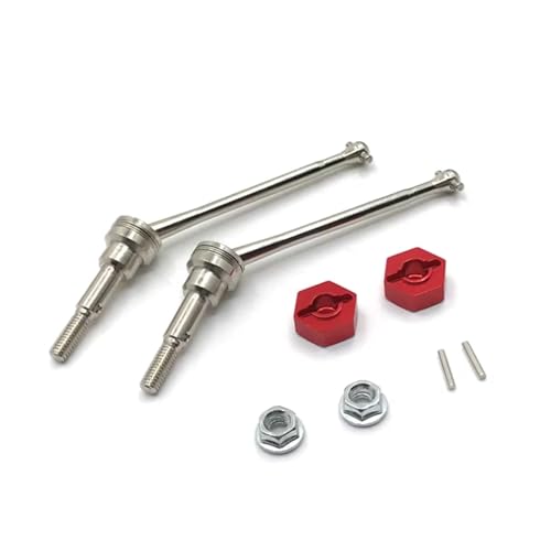 RC���f���A�N�Z�T���[ For Wltoys 12423 12427 12428 1/12 �����J�v���[�t�����g�h���C�u�V���t�g�����[�g�R���g���[���Ԃ̃A�b�v�O���[�h�C�����ꂽ��������(Red)