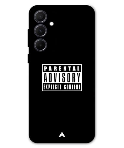 Image of Premium Explicit Case for Samsung Galaxy A35 Soft-Touch Metal TPU Back Cover, Shockproof, Designer, Aesthetic Mobile Phone Case (Glossy Finish)