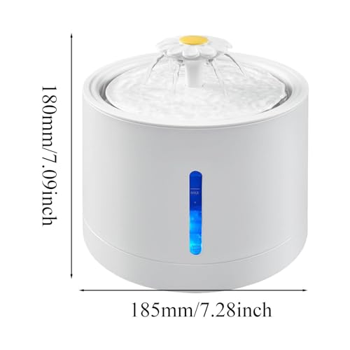 Fuente de agua recargable para gatos y perros miniatura 5