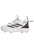 adidas Boys Adizero Impact 2.0 TPU Shade, White/Black/White, 5.5
