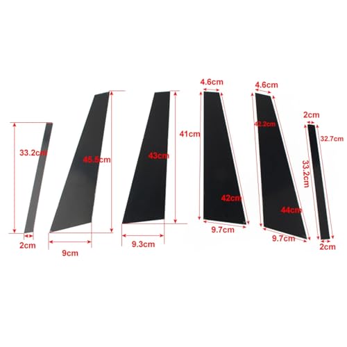 Adhesivo para pilares de ventana BMW G11 G12 Sedán que repara y embellece la columna lateral 5